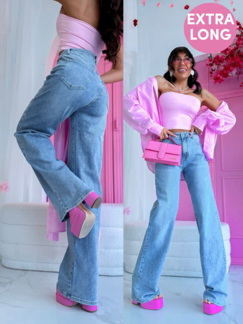 "COSTA RICA" pants HM6743-3 - LIGHT BLUE